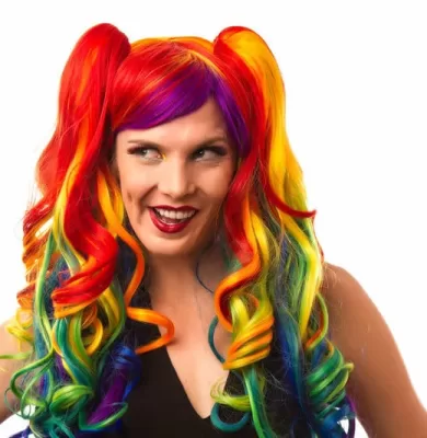 rainbow bright wig