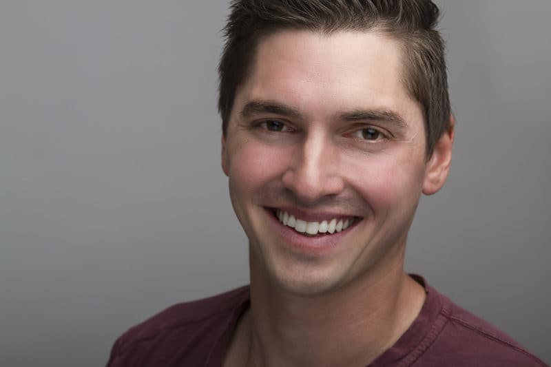 Austin actor smiling headshot Chris Maggio