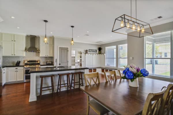 Austin Real Estate Photography Bright Kitchen Dining Area Interior