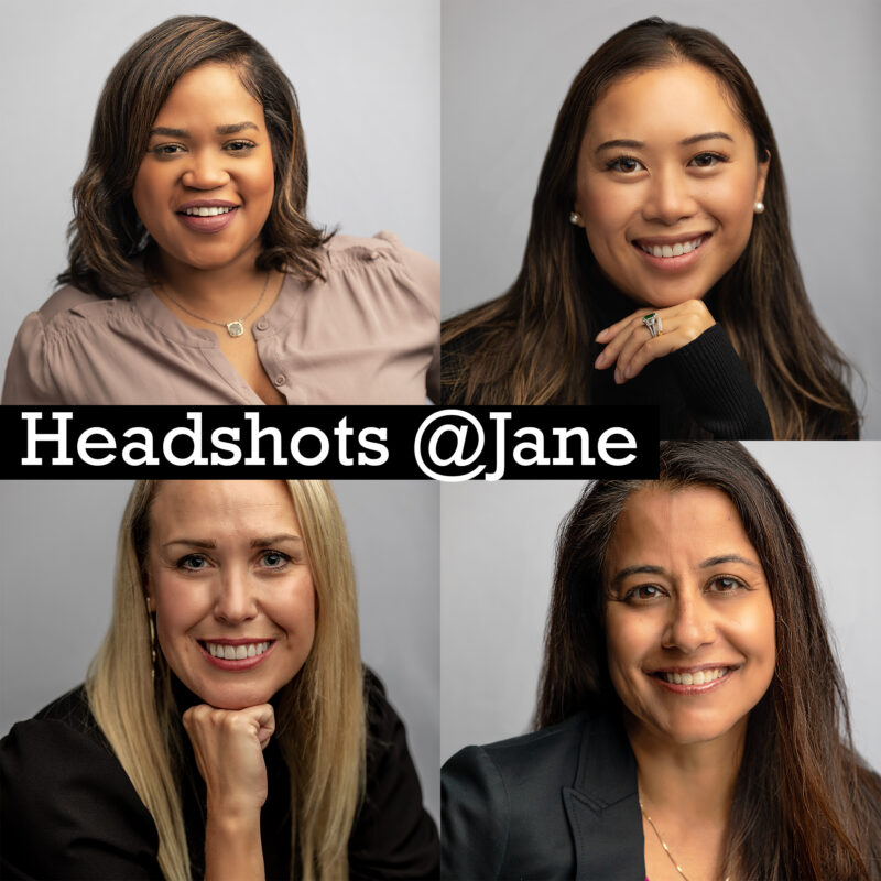 4 women's headshots
